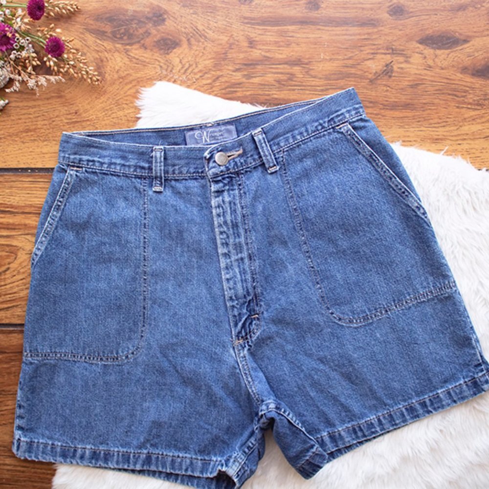 Wrangler Blue Denim Women's Shorts - Picture 3 of 11